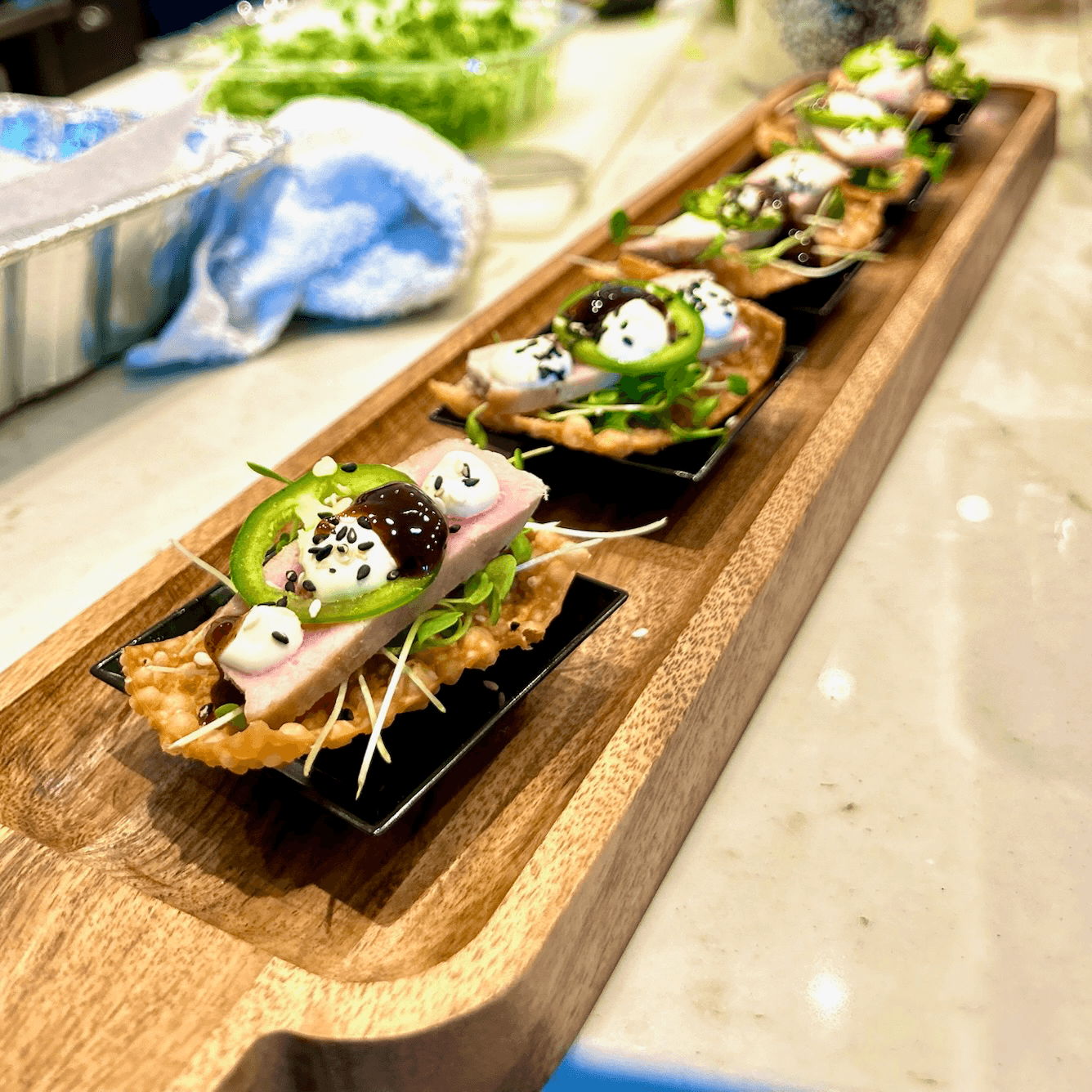 Seared Tuna Wonton